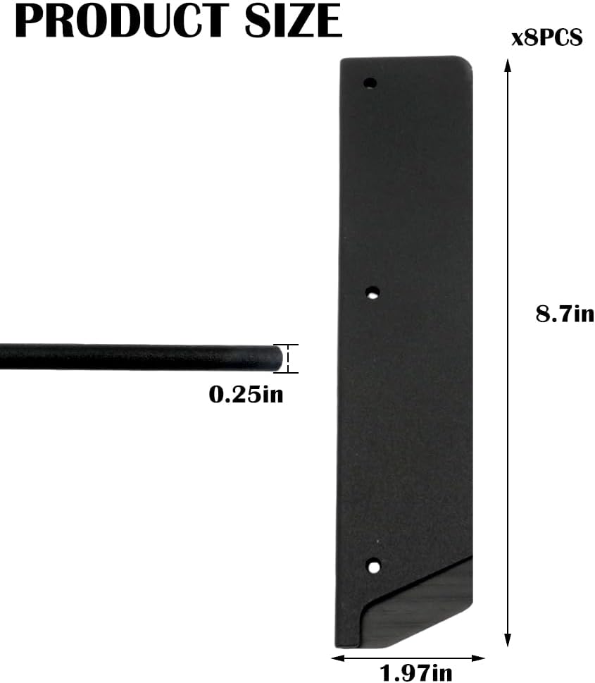 Paquete de 8 fundas de seguridad para cuchillos universales de 8.66 pulgadas