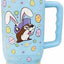 Vaso térmico Buc-ee's 40oz Pascua 2026 con asa popote azul
