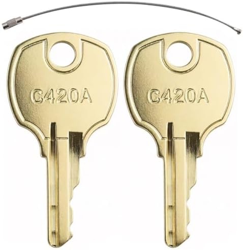 2 Llaves Repuesto Candado Leva C420A Comp Cerraduras