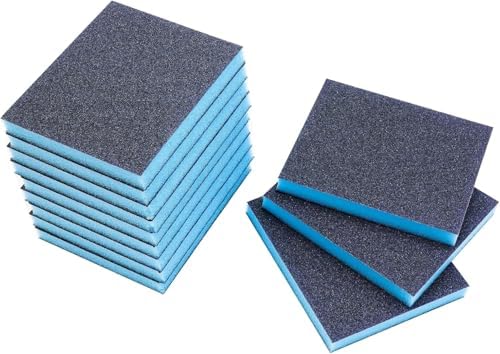 12 Pzas Esponjas Lijado Grano 800 Para Metal Madera