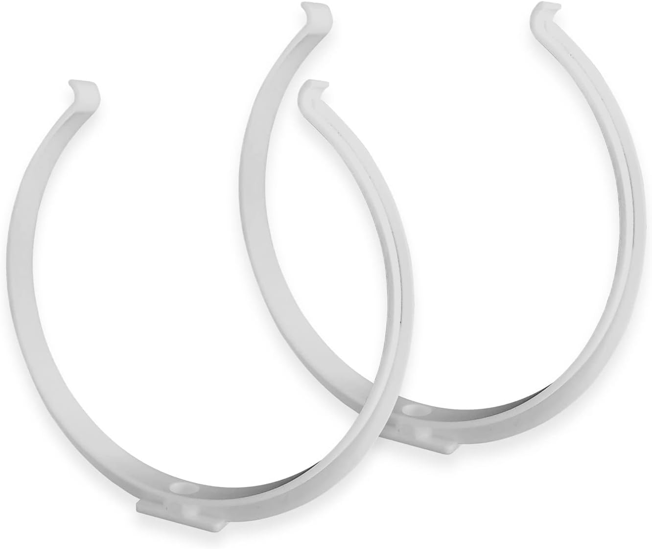 Soporte para tubo de ventilación 6 pulg plástico blanco