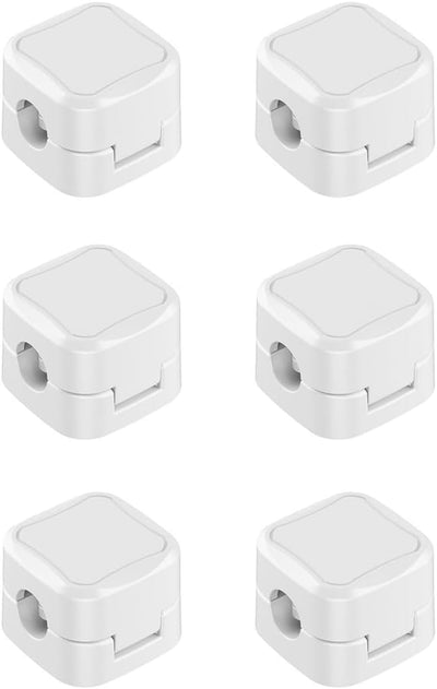 Pack 6 Organiz. Cables Magnéticos para Oficina