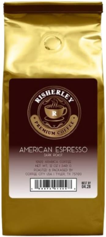 Café molido RISHERLEY tostado oscuro mezcla arábica y Robusta
