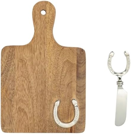 Set Tablas Herradura Madera Mango Marrón