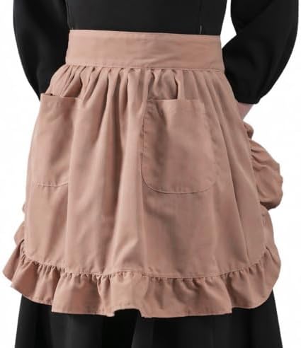 Delantal cintura mujer con bolsillos estilo retro cocina