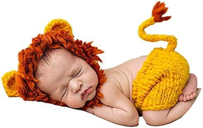 Disfraz tejido a crochet para bebé recién nacido