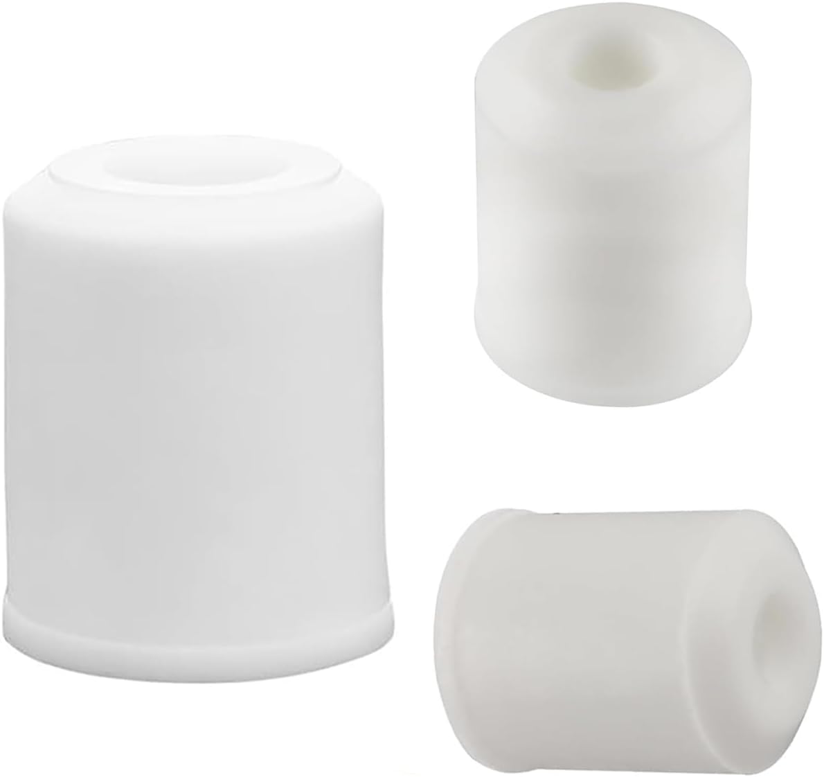 Set 5 Pzas Goma Mezcladora Blanco