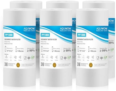 Juego de filtros 1 micrón para sistema de agua debajo del fregadero