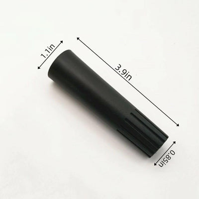 Adaptador escobilla goma ajuste cónico 4 pzas negro