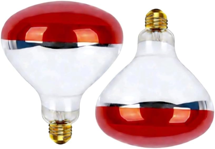 Lámpara calor roja R40 250W E26 120V para criaderas y baños
