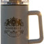 Bote con asa y pajilla 30 oz gris sin BPA de material duradero