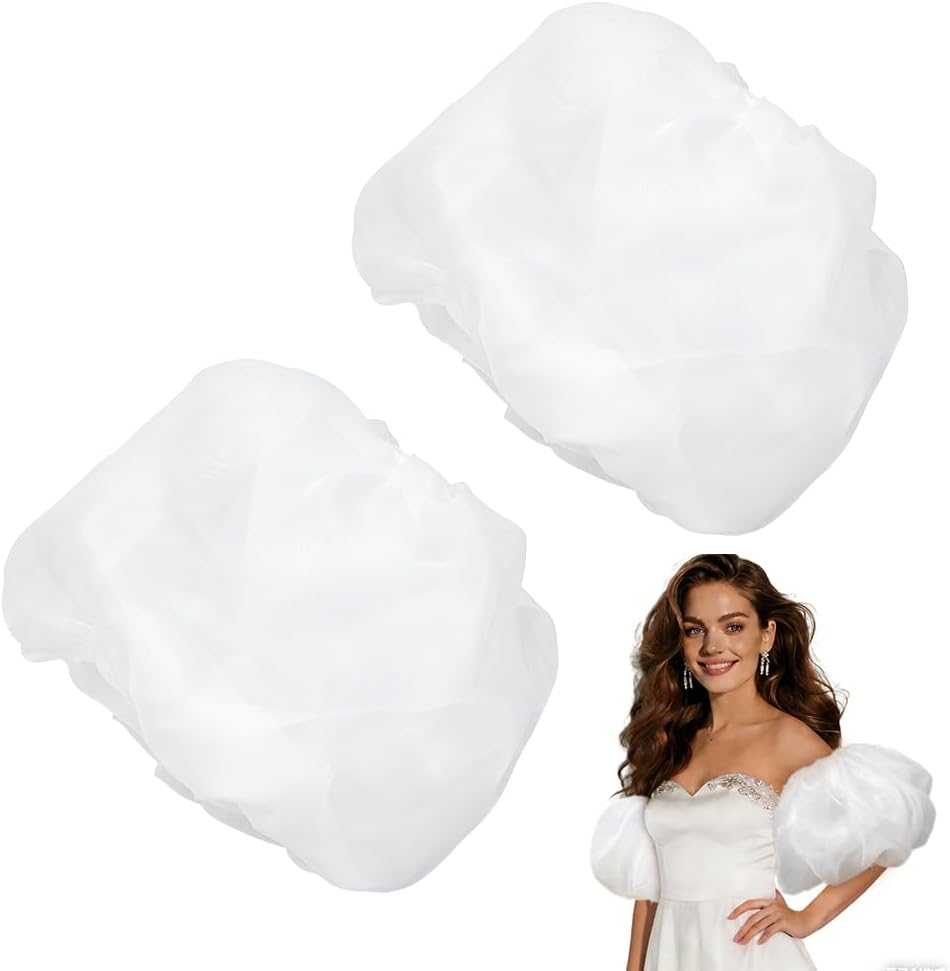 Mangas nupciales poliéster ajustables para vestidos