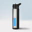 Botella agua filtrada 20oz color negro