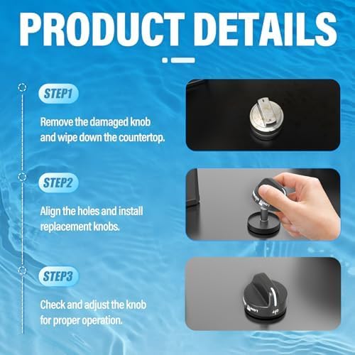 5 Pzas Manilla Control ABS Comp Whirlpool