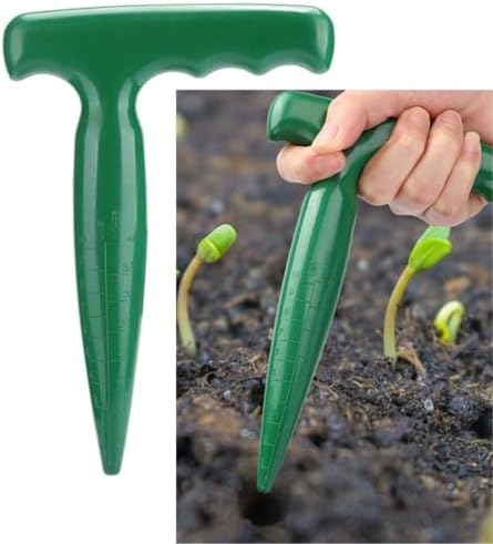 Herramienta para sembrar semillas plástico verde 6.9pulg