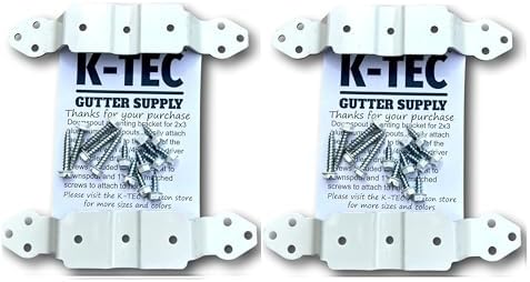 Clips aluminio 3x4 pulg soporte bajante paquete 4
