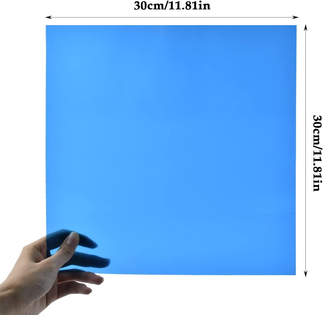 20 Pzas Geles Iluminación 12x12pulg Lámina Plástico