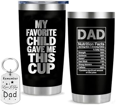 Vaso térmico acero inox 20oz con llavero regalo padre