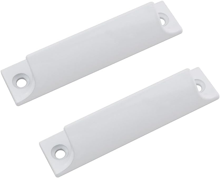 Manijas para ventanas y armarios 90mm con tornillos blancas