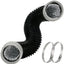 Tubo venteo secadora 3ft aluminio flexible con conectores