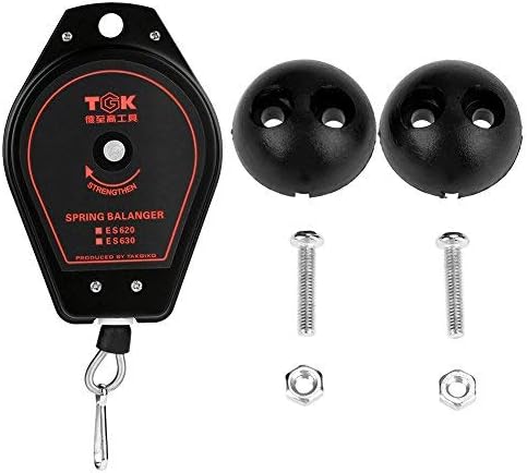 Soporte retráctil equilibrador carga ajustable uso montaje rojo