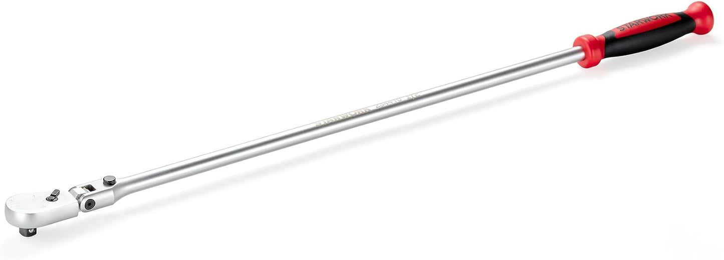 Trinquete flexible 1/2pulg 90 dientes 33pulg cromado mate