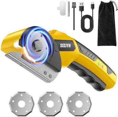 Tijeras eléctricas inalámbricas 3 cuchillas tungsteno batería 2500mAh