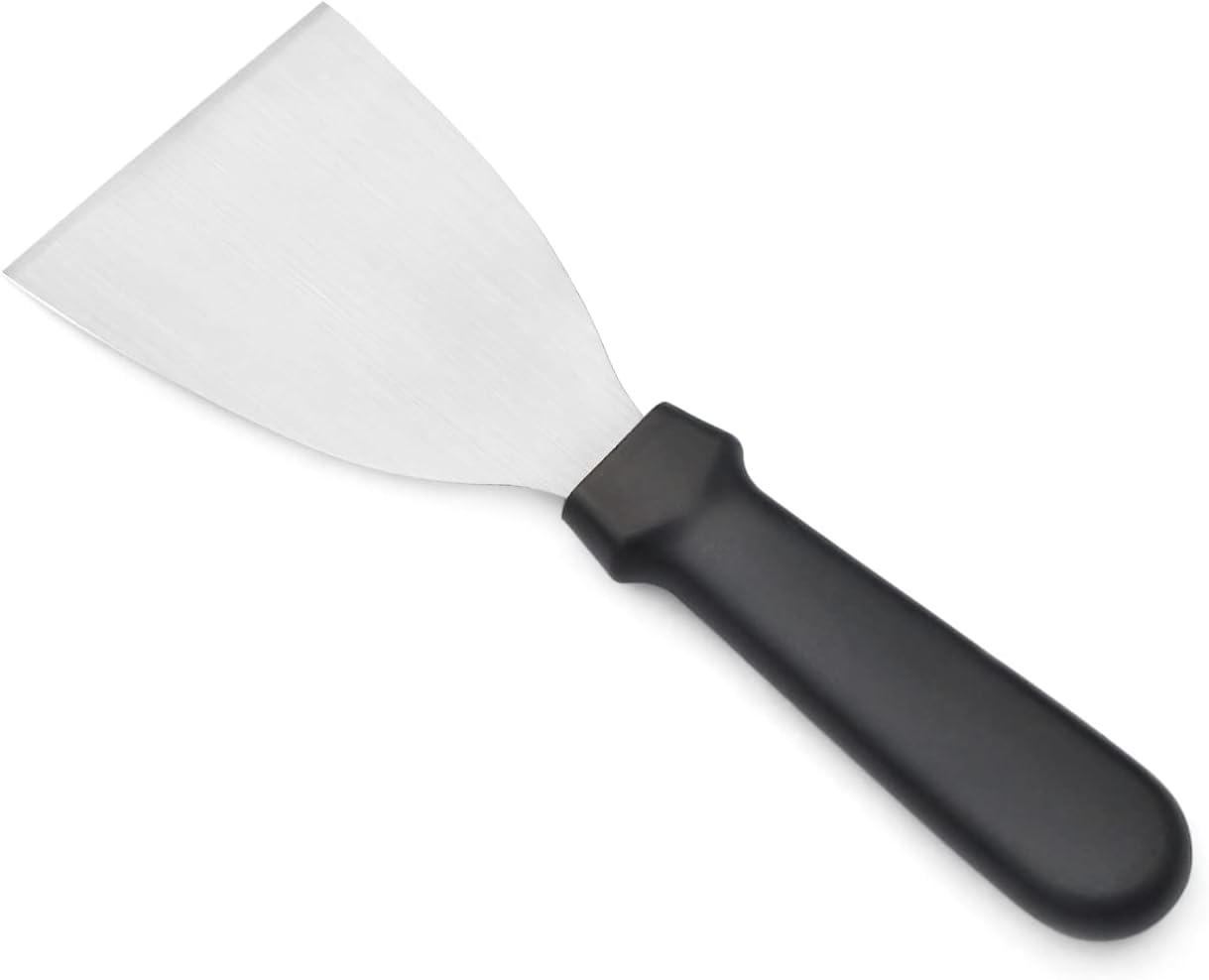 Rascador parrilla mango plástico 4x8.5pulg color negro