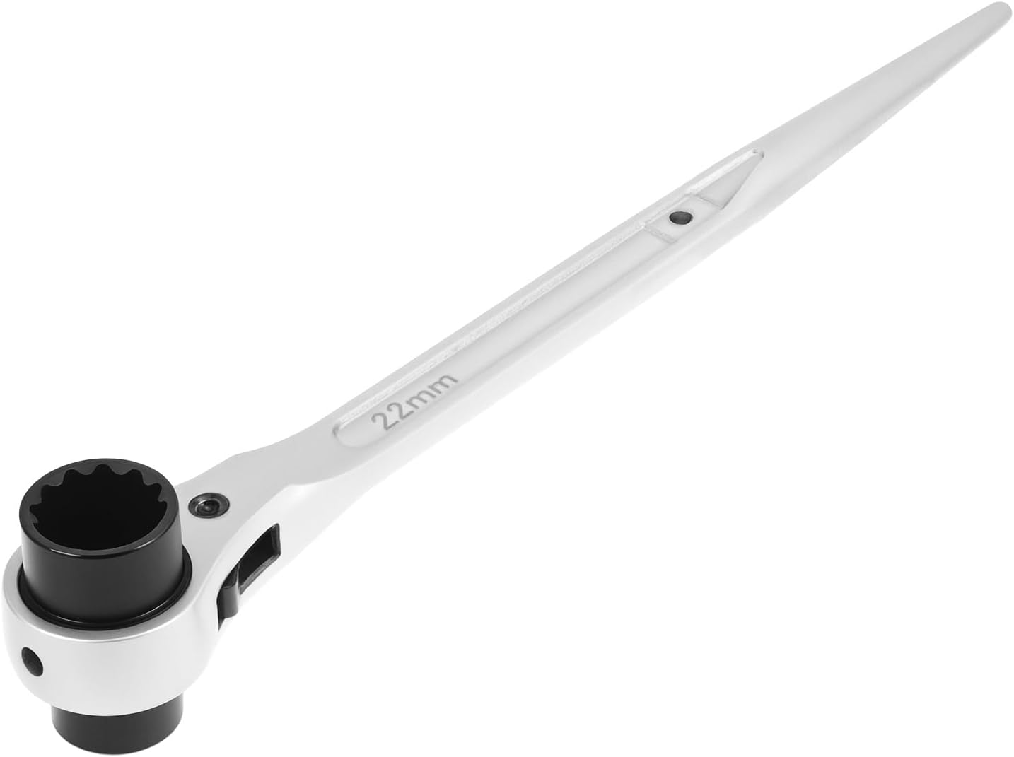 Llave trinquete andamio doble extremo 12.5pulg plata