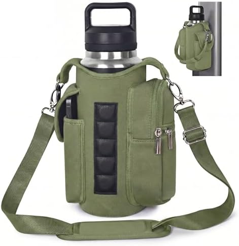 Bolsa magnética neopreno para botella 18-40oz con correa
