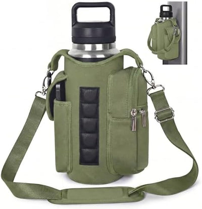 Bolsa magnética neopreno para botella 18-40oz con correa
