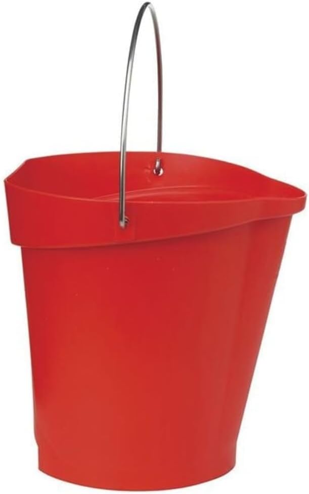 Cubeta 3gal PP/SS Rojo