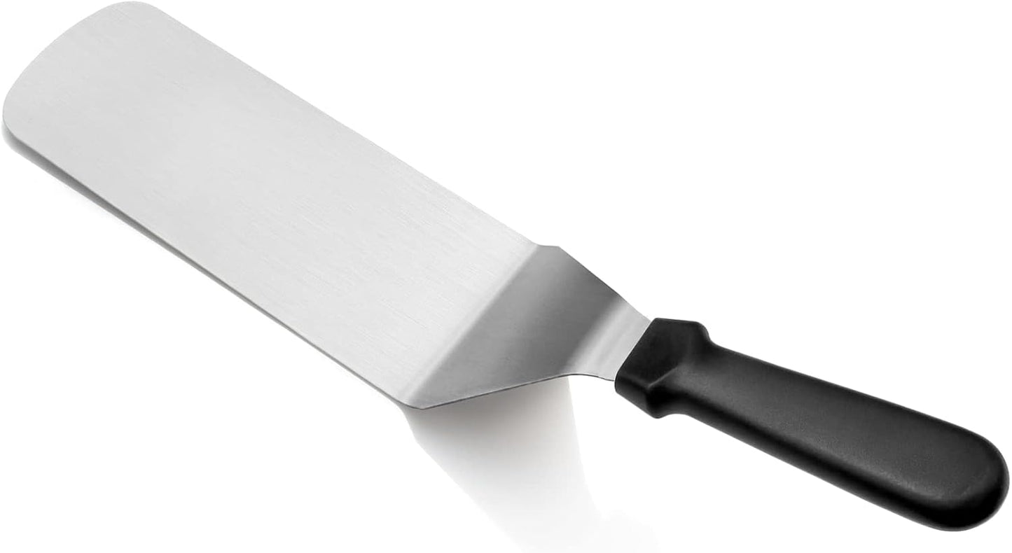 Espátula parrilla mango plástico flexible 36,8 cm negra