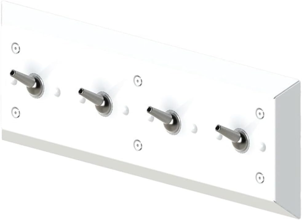 Gancho baño set 4 6.5x0.9pulg