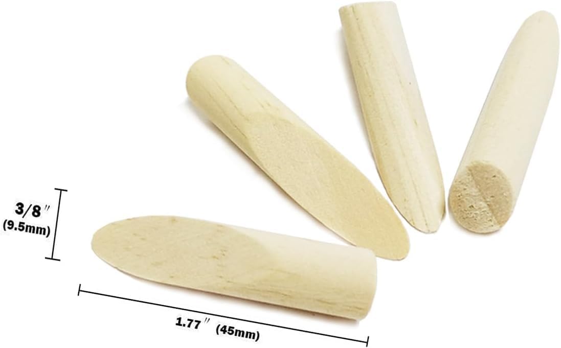200 Tapones Madera Pino para Bolsillos