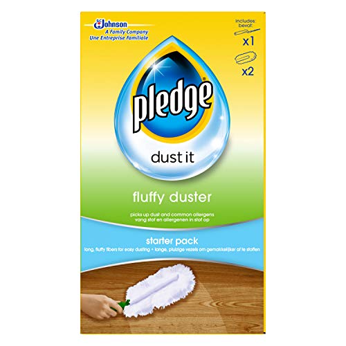 Kit Duster Pledge para limpieza sin esfuerzo 1 mango 2 repuestos
