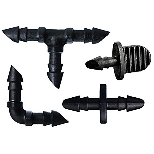 Set 30 piezas riego por goteo 1/4 con accesorios
