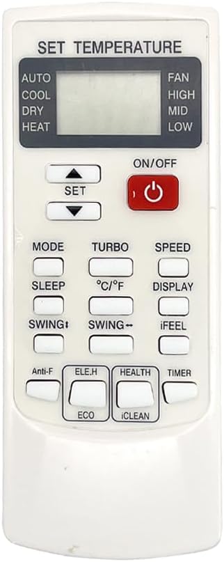 Control remoto AC Della 048-MS-12K1V-17S-IN