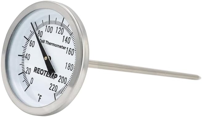 Termómetro suelo 5pulg impermeable 0-220°F