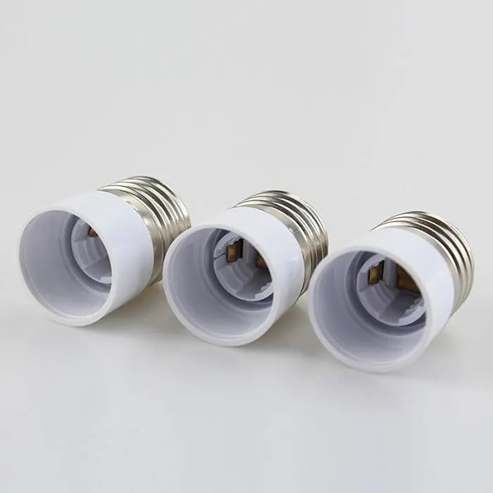 5 Adaptadores E26/E27 a E14 Convertidor Portalámparas