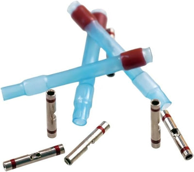 Conectores termorretráctiles D-436-36 26-20 AWG rojos 10 Pzas