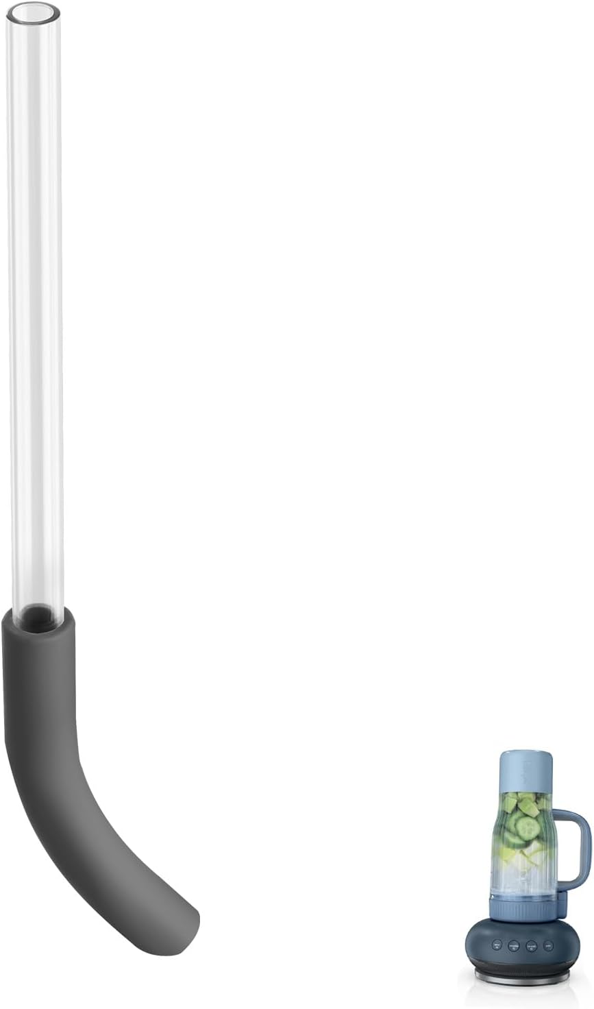 Pajilla para vaso de viaje Ninja sin BPA gris