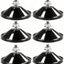 6 Ventosas Negras M6x14 Resistentes Multiuso