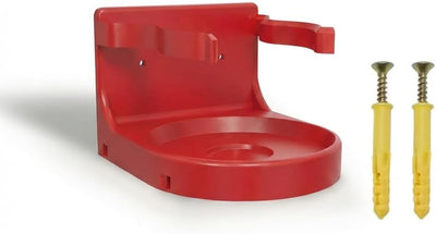 Soporte pared liberacion rapida comp LifeVac con gancho mascarilla