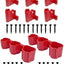 Soportes para herramientas M12 12V y almacenamiento 22 piezas