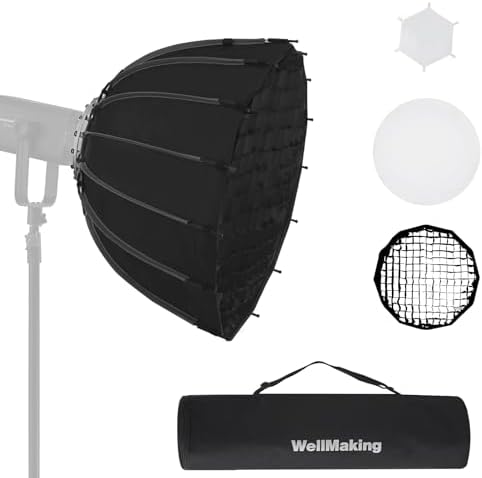 Caja luz plegable 26pulg con anillo Bowens Mount para estudio