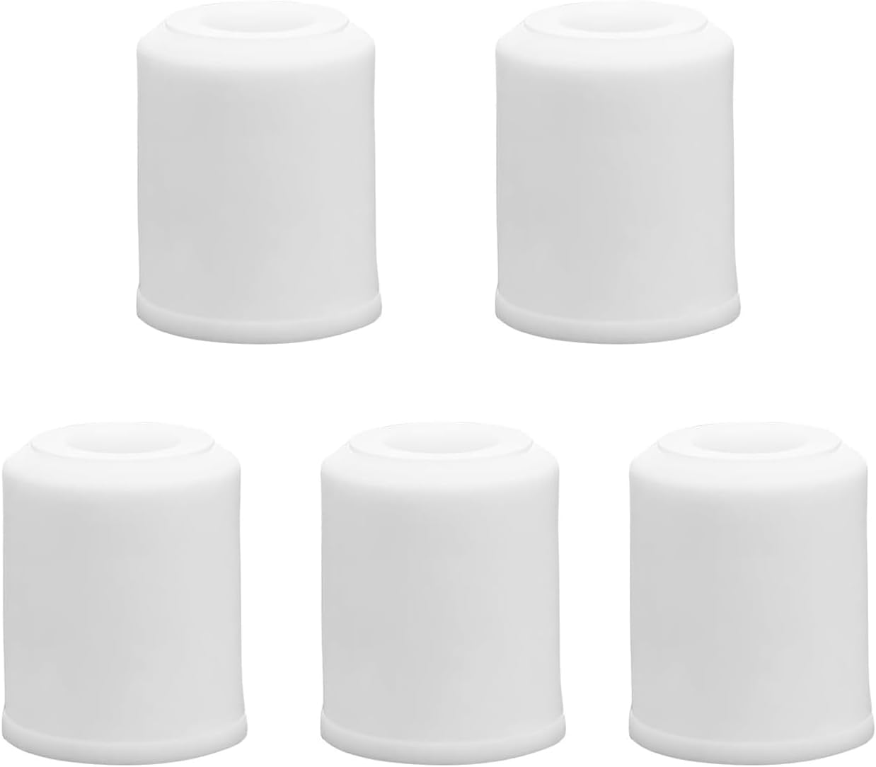 Set 5 Pzas Goma Mezcladora Blanco