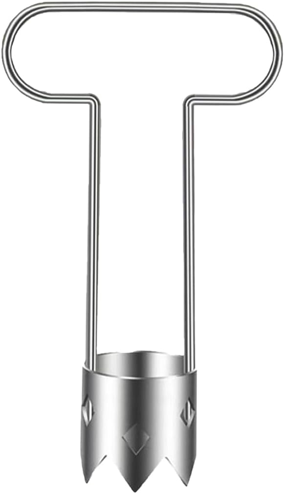Descorazonador pimiento mango T acero inox