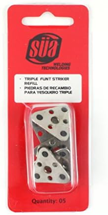 Repuesto triple pedernal antorcha 5 pzas