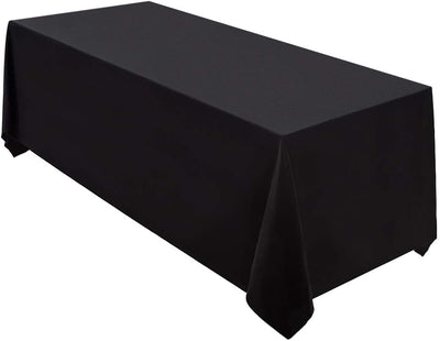 Servilletas de mesa rectangular y redondas de poliéster 90x132 pulgadas set de 12